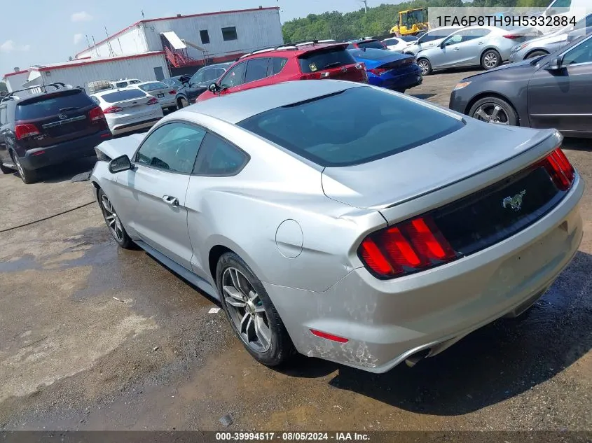 2017 Ford Mustang VIN: 1FA6P8TH9H5332884 Lot: 39994517