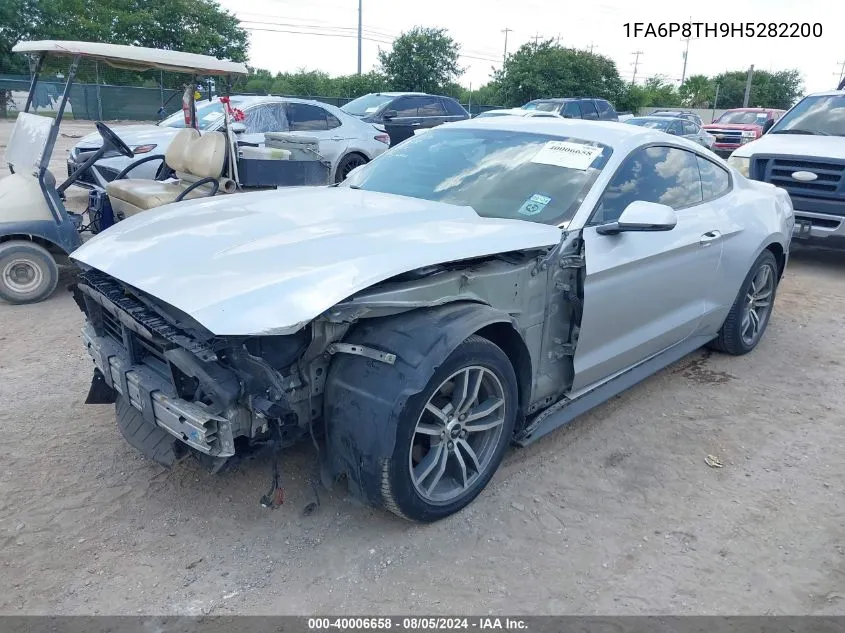 2017 Ford Mustang Ecoboost VIN: 1FA6P8TH9H5282200 Lot: 40006658