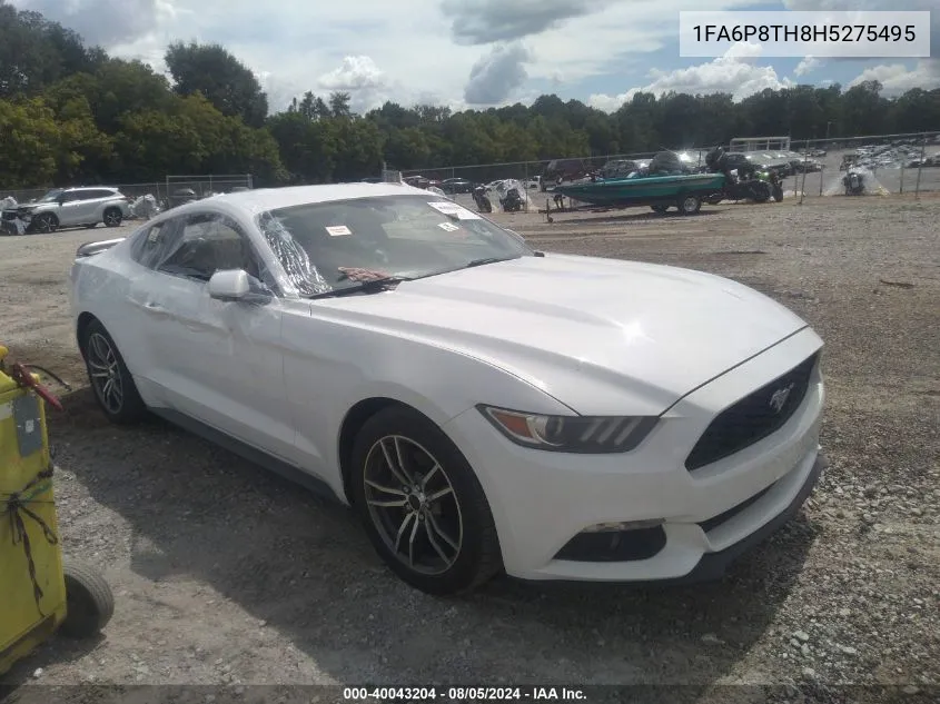 1FA6P8TH8H5275495 2017 Ford Mustang Ecoboost