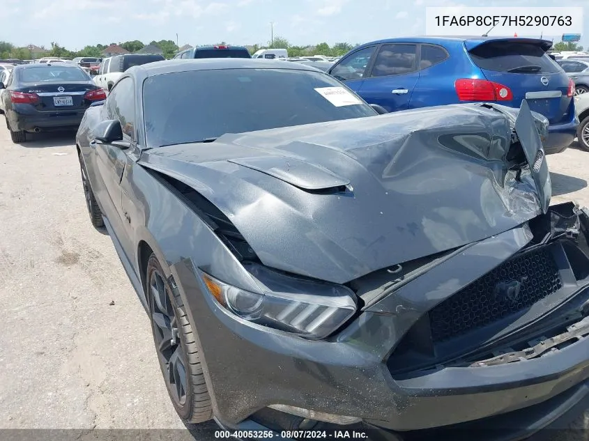 2017 Ford Mustang Gt Premium VIN: 1FA6P8CF7H5290763 Lot: 40053256