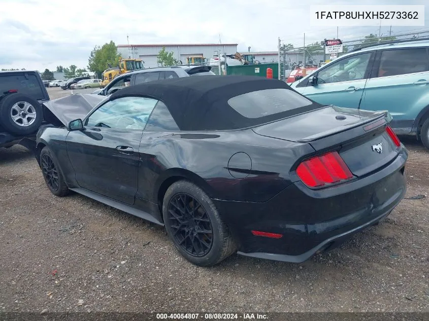 1FATP8UHXH5273362 2017 Ford Mustang Ecoboost Premium