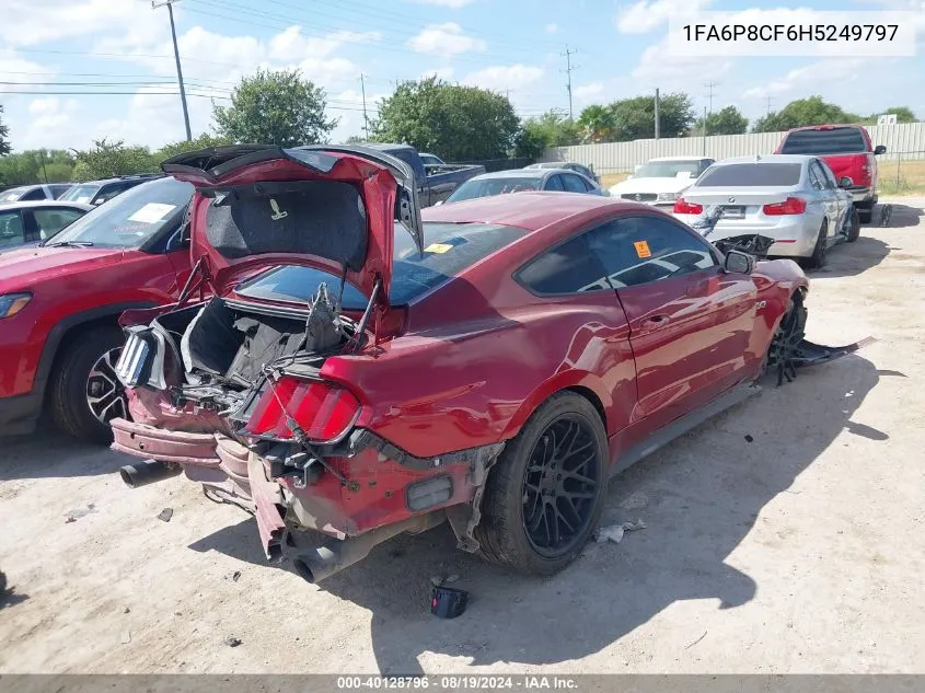 1FA6P8CF6H5249797 2017 Ford Mustang Gt