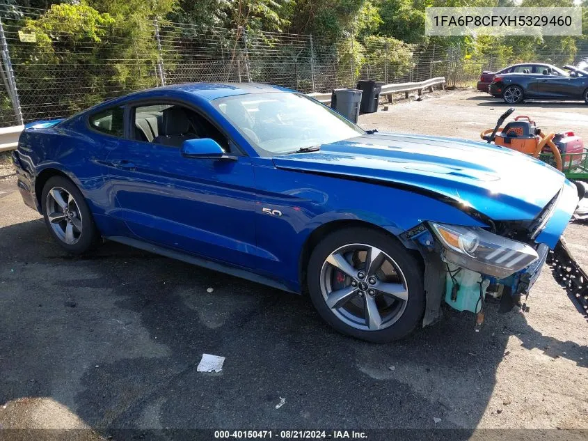 1FA6P8CFXH5329460 2017 Ford Mustang Gt