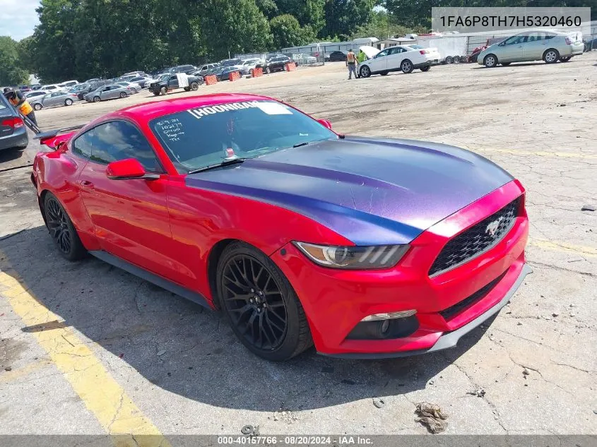 1FA6P8TH7H5320460 2017 Ford Mustang Ecoboost