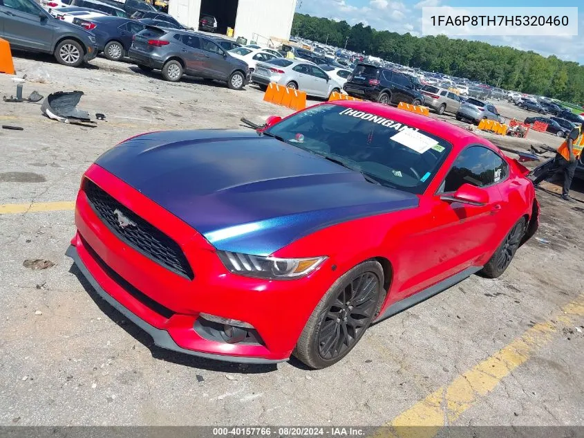 1FA6P8TH7H5320460 2017 Ford Mustang Ecoboost