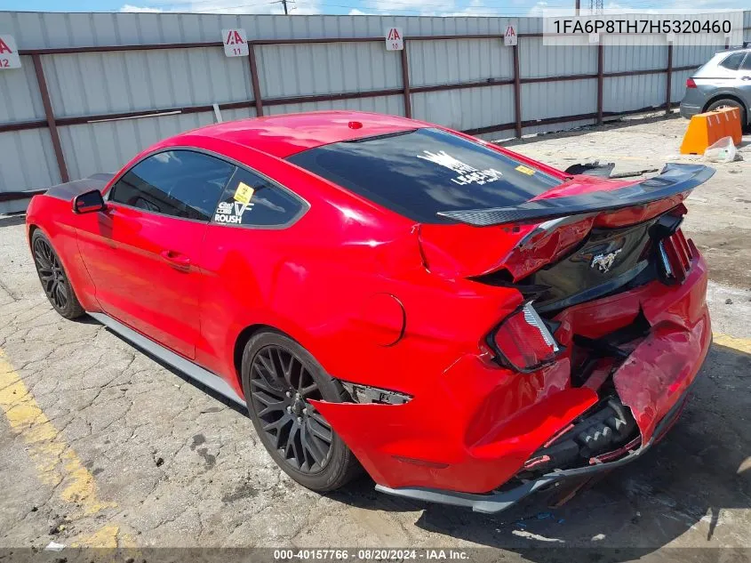 2017 Ford Mustang Ecoboost VIN: 1FA6P8TH7H5320460 Lot: 40157766