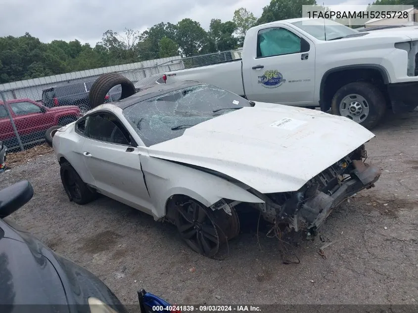 2017 Ford Mustang V6 VIN: 1FA6P8AM4H5255728 Lot: 40241839