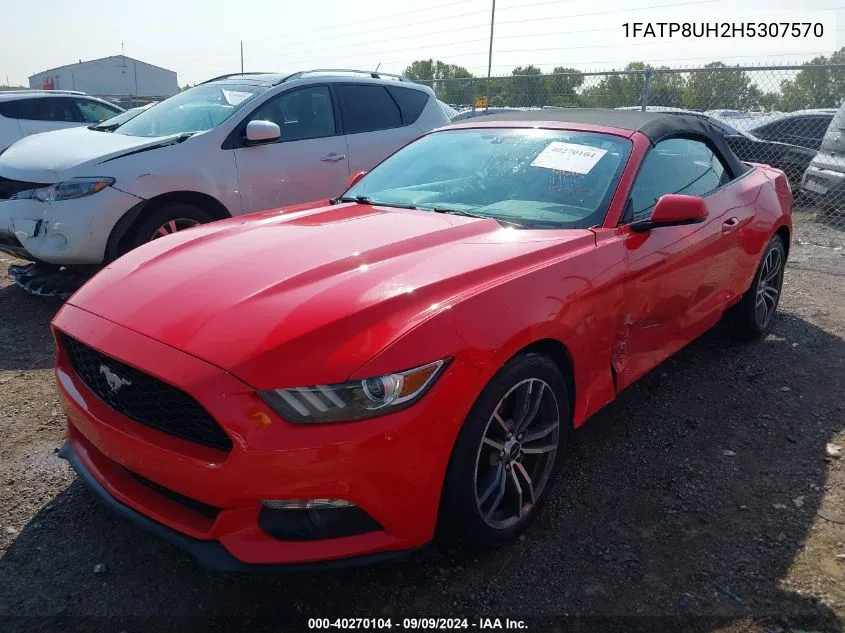 1FATP8UH2H5307570 2017 Ford Mustang Ecoboost Premium