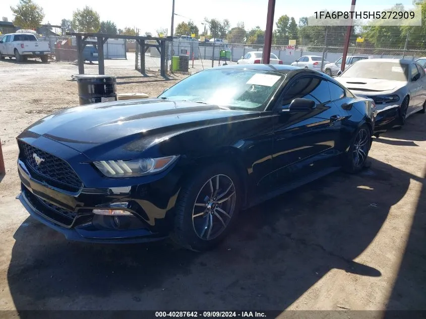 2017 Ford Mustang Ecoboost VIN: 1FA6P8TH5H5272909 Lot: 40287642