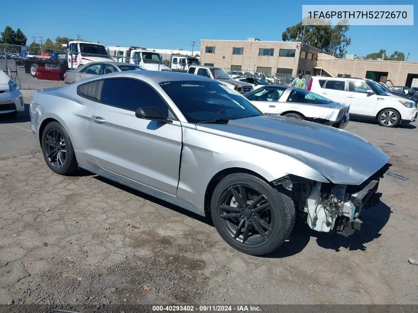 1FA6P8TH7H5272670 2017 Ford Mustang Ecoboost