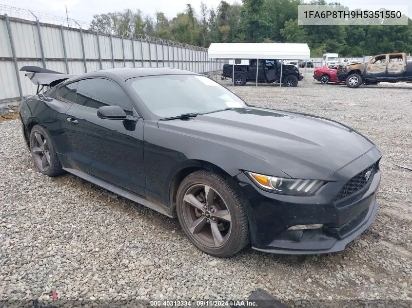 2017 Ford Mustang Ecoboost VIN: 1FA6P8TH9H5351550 Lot: 40312334