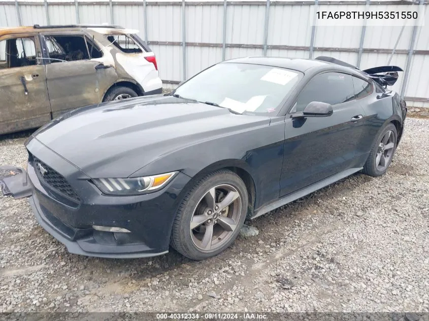 2017 Ford Mustang Ecoboost VIN: 1FA6P8TH9H5351550 Lot: 40312334