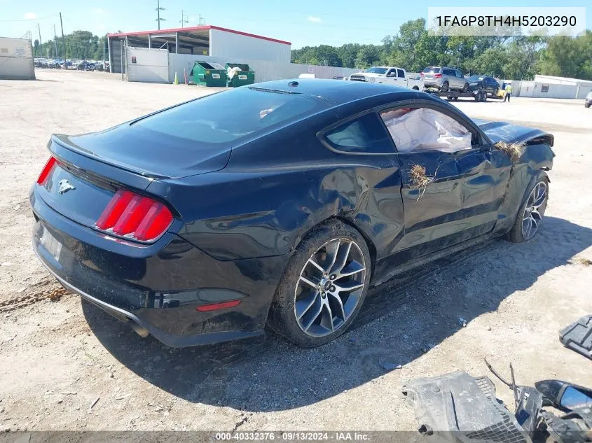 1FA6P8TH4H5203290 2017 Ford Mustang Ecoboost