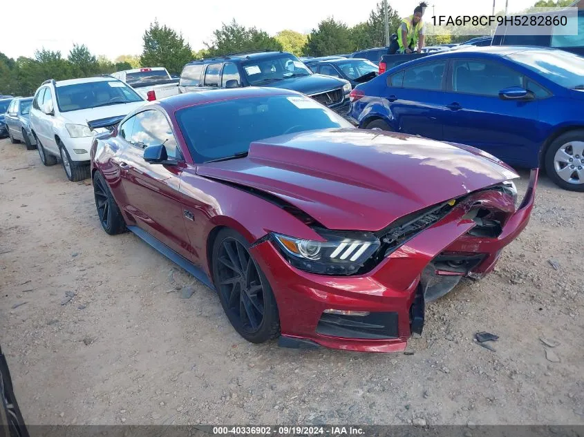 2017 Ford Mustang Gt VIN: 1FA6P8CF9H5282860 Lot: 40336902