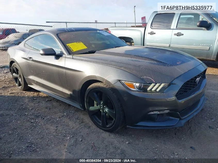 2017 Ford Mustang Ecoboost VIN: 1FA6P8TH9H5335977 Lot: 40384354