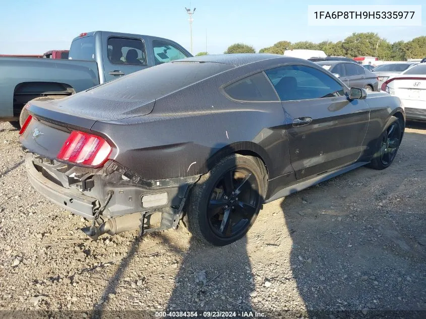 2017 Ford Mustang Ecoboost VIN: 1FA6P8TH9H5335977 Lot: 40384354