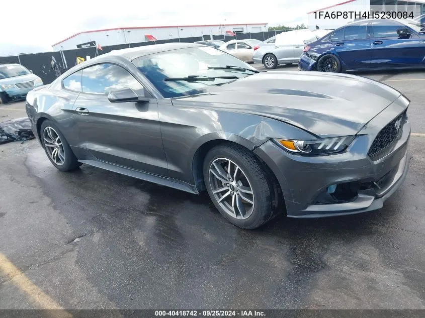 2017 Ford Mustang Ecoboost VIN: 1FA6P8TH4H5230084 Lot: 40418742