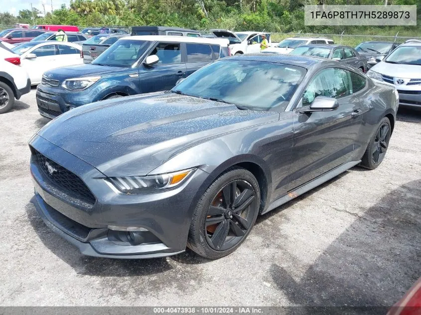 2017 Ford Mustang VIN: 1FA6P8TH7H5289873 Lot: 40473938