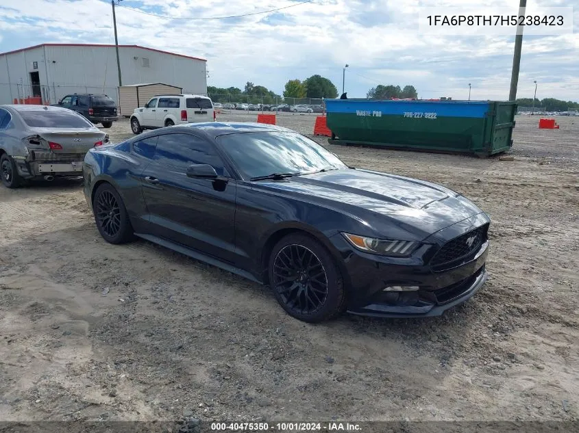 2017 Ford Mustang Ecoboost VIN: 1FA6P8TH7H5238423 Lot: 40475350