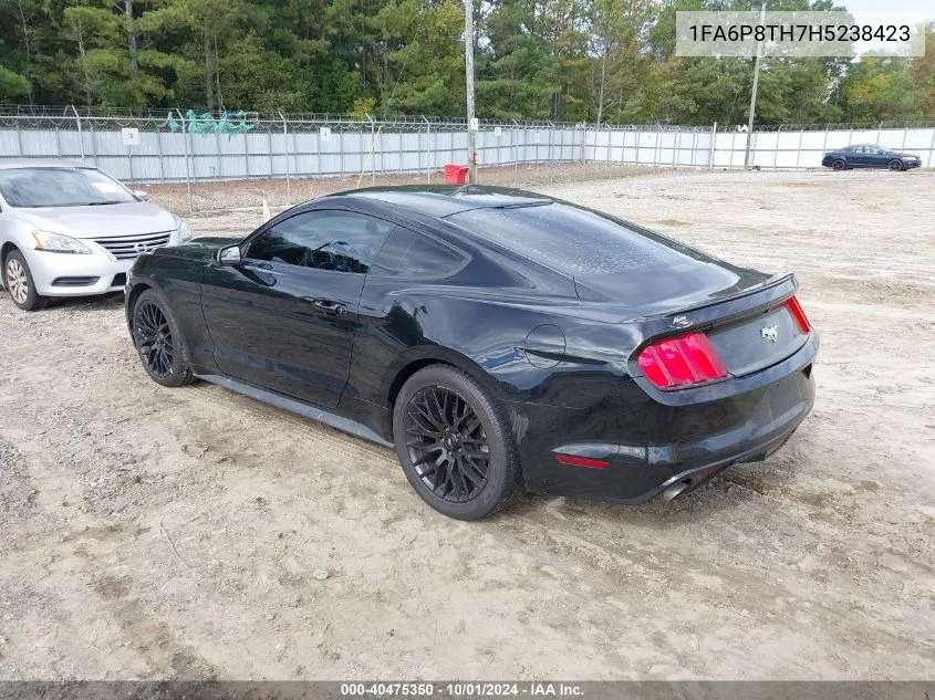 2017 Ford Mustang Ecoboost VIN: 1FA6P8TH7H5238423 Lot: 40475350