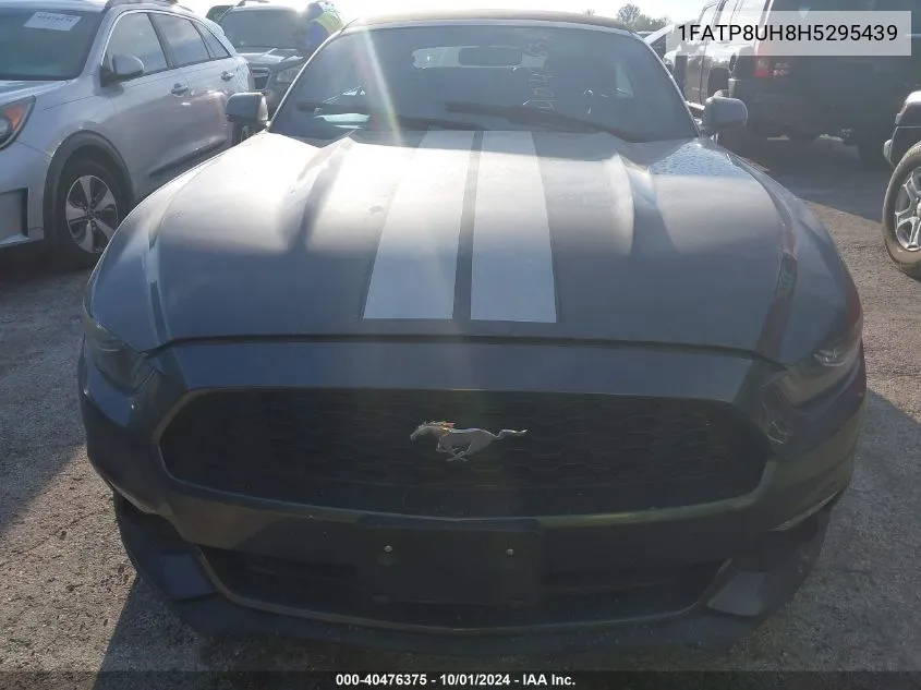 2017 Ford Mustang VIN: 1FATP8UH8H5295439 Lot: 40476375