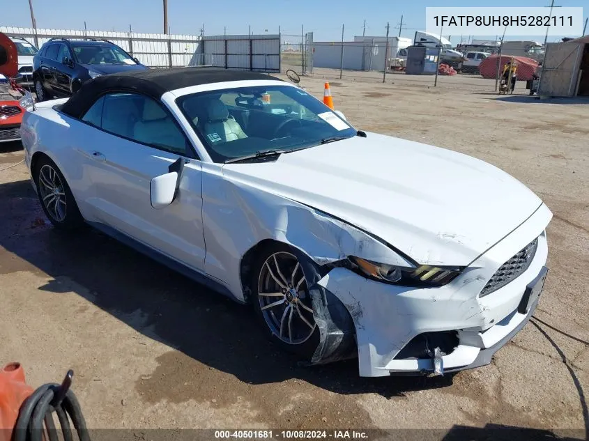 2017 Ford Mustang VIN: 1FATP8UH8H5282111 Lot: 40501681