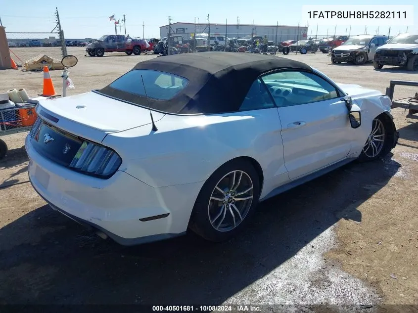 2017 Ford Mustang VIN: 1FATP8UH8H5282111 Lot: 40501681