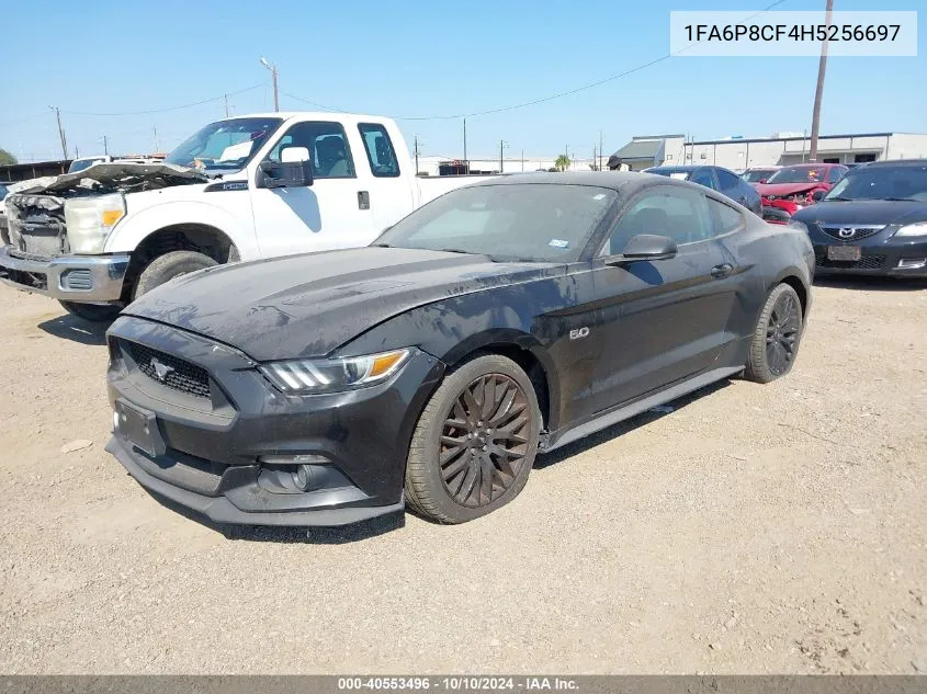 2017 Ford Mustang Gt Premium VIN: 1FA6P8CF4H5256697 Lot: 40553496