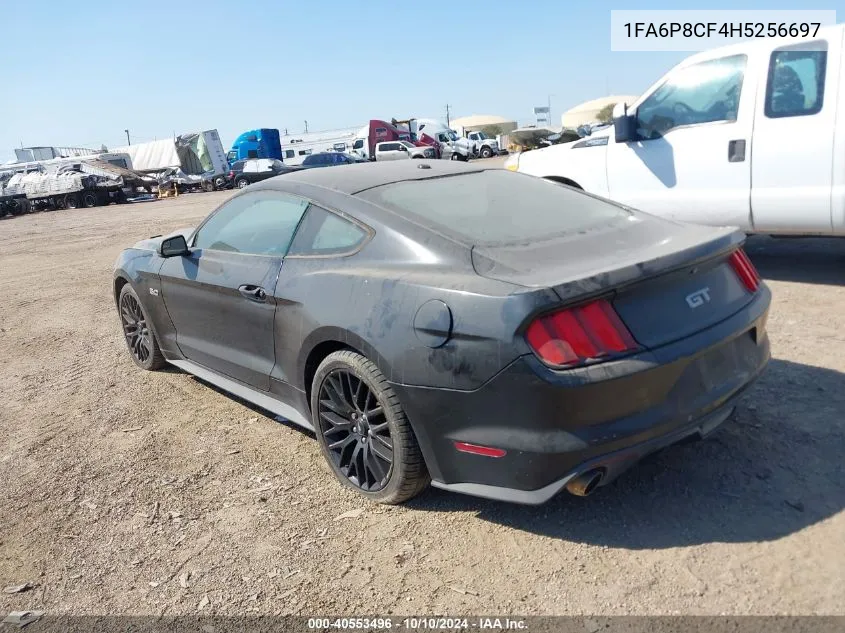 2017 Ford Mustang Gt Premium VIN: 1FA6P8CF4H5256697 Lot: 40553496