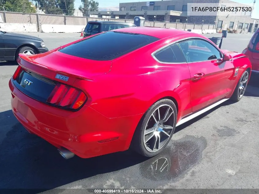 2017 Ford Mustang Gt VIN: 1FA6P8CF6H5257530 Lot: 40599419