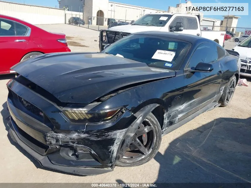 2017 Ford Mustang Gt VIN: 1FA6P8CF6H5277163 Lot: 40640378