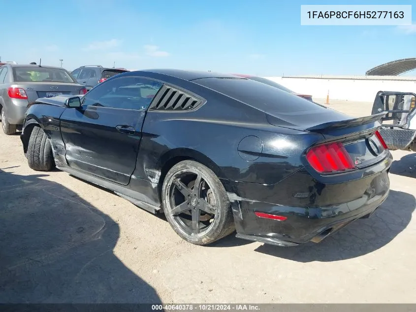 2017 Ford Mustang Gt VIN: 1FA6P8CF6H5277163 Lot: 40640378