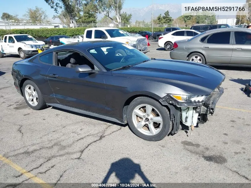 2017 Ford Mustang V6 VIN: 1FA6P8AM5H5291766 Lot: 40677948