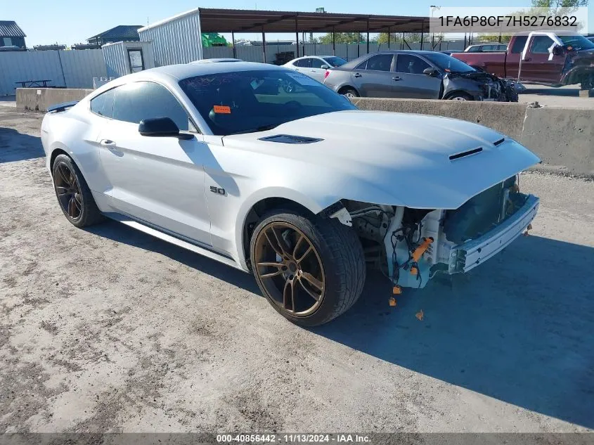 2017 Ford Mustang Gt Premium VIN: 1FA6P8CF7H5276832 Lot: 40856442