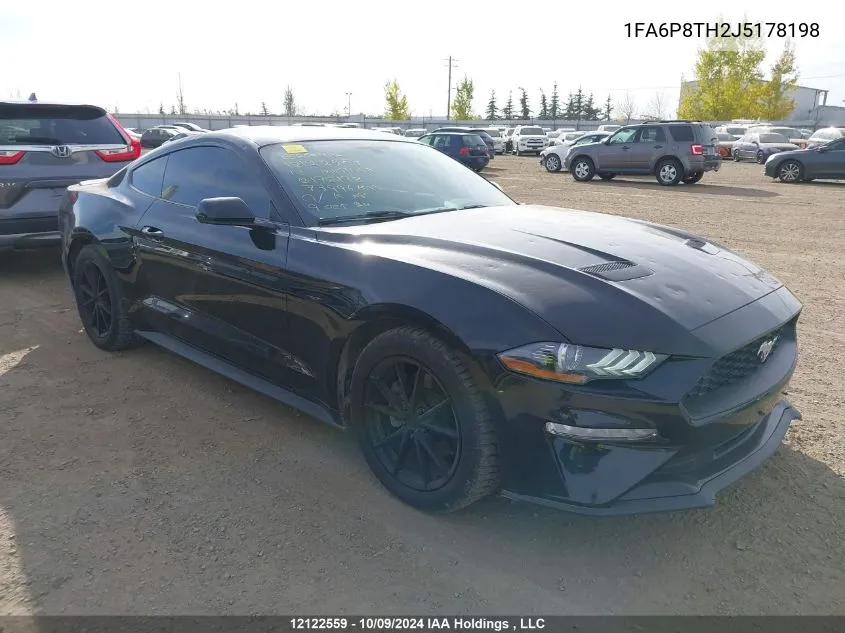 2018 Ford Mustang VIN: 1FA6P8TH2J5178198 Lot: 12122559