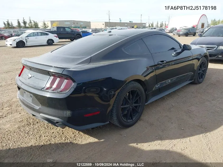 2018 Ford Mustang VIN: 1FA6P8TH2J5178198 Lot: 12122559