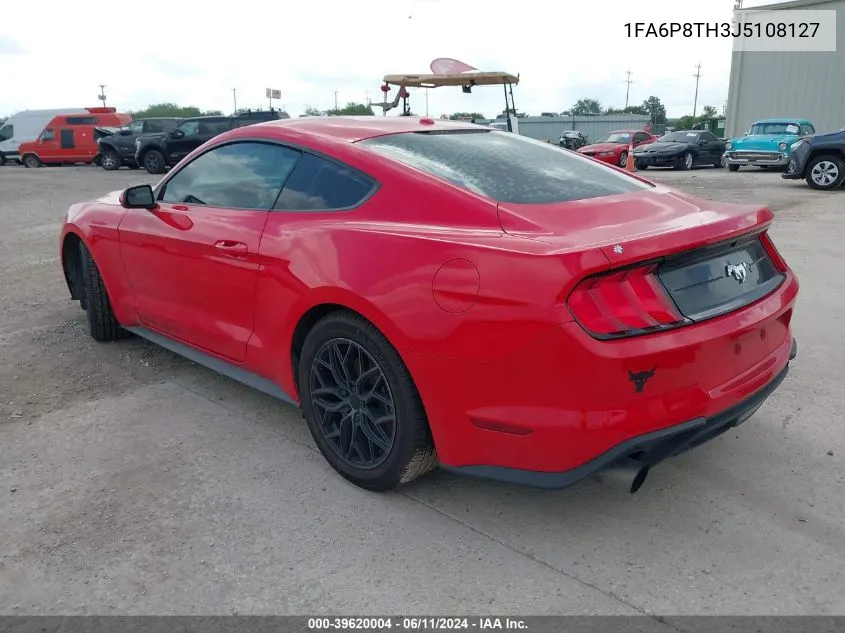 2018 Ford Mustang Ecoboost VIN: 1FA6P8TH3J5108127 Lot: 39620004