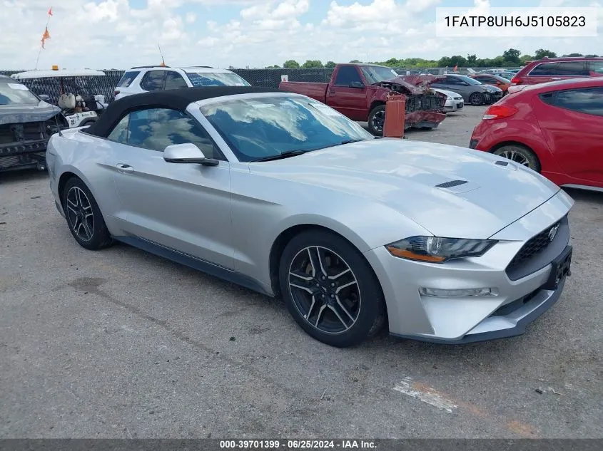 2018 Ford Mustang Ecoboost Premium VIN: 1FATP8UH6J5105823 Lot: 39701399