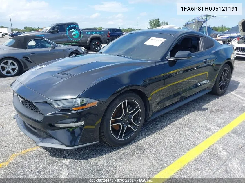 2018 Ford Mustang Ecoboost VIN: 1FA6P8TH0J5121191 Lot: 39724479