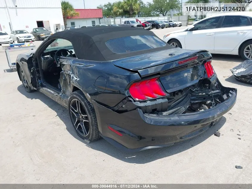 1FATP8UH2J5124420 2018 Ford Mustang Ecoboost Premium