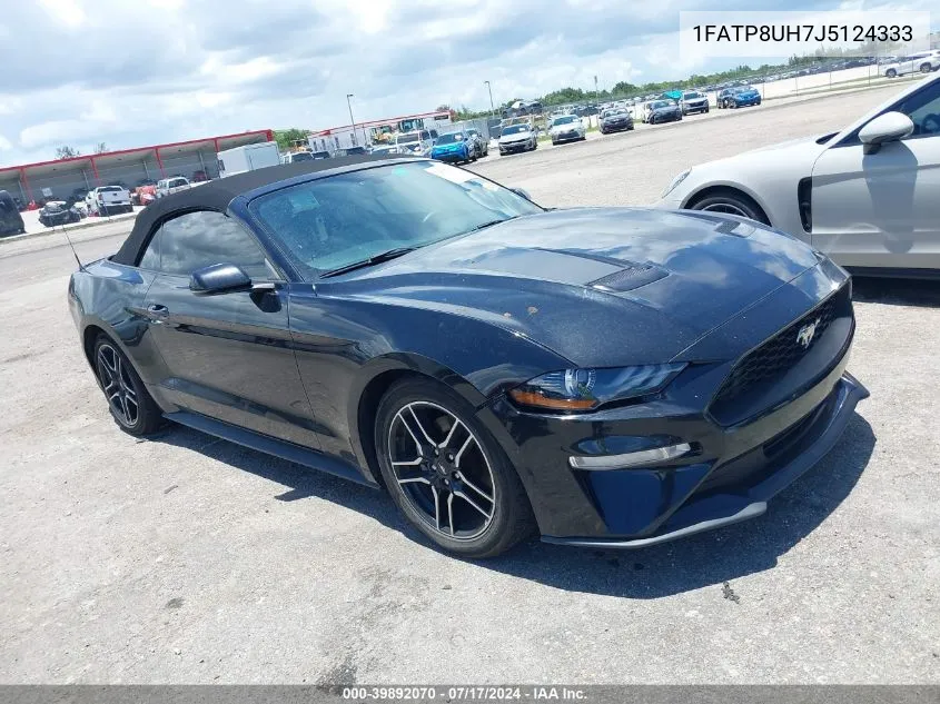 1FATP8UH7J5124333 2018 Ford Mustang Ecoboost Premium