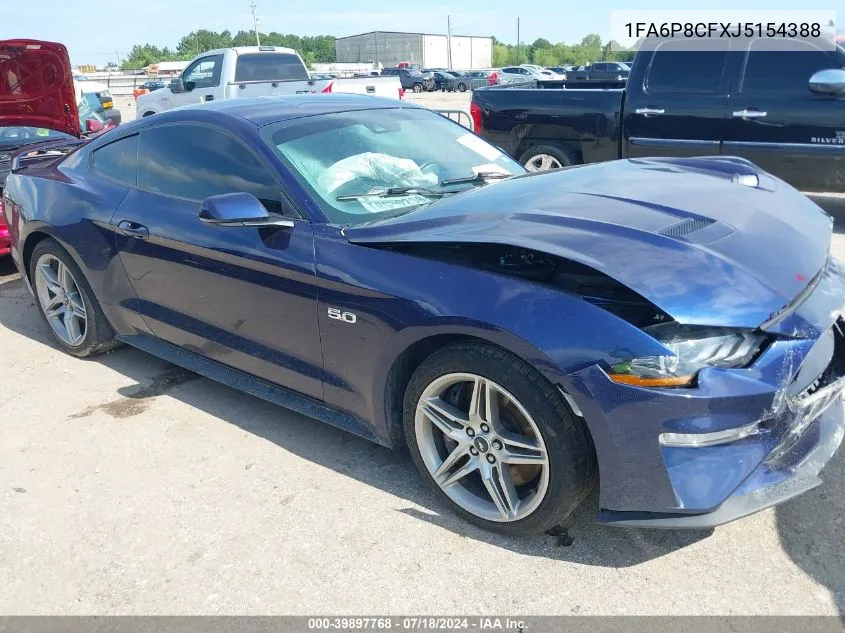 1FA6P8CFXJ5154388 2018 Ford Mustang Gt Premium