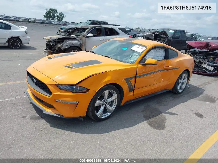 1FA6P8TH8J5174916 2018 Ford Mustang Ecoboost