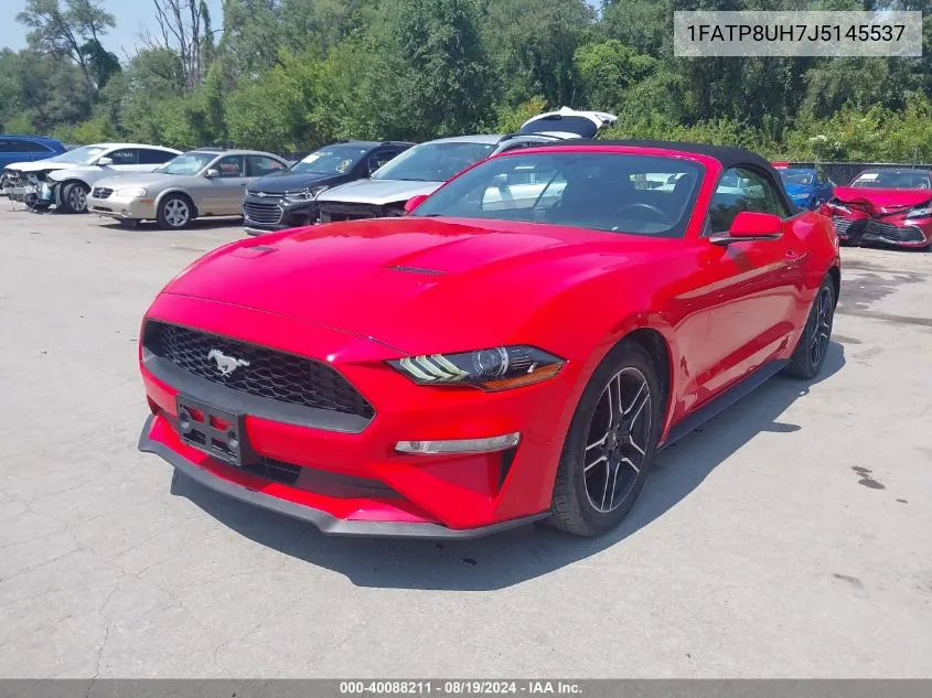 1FATP8UH7J5145537 2018 Ford Mustang Ecoboost Premium