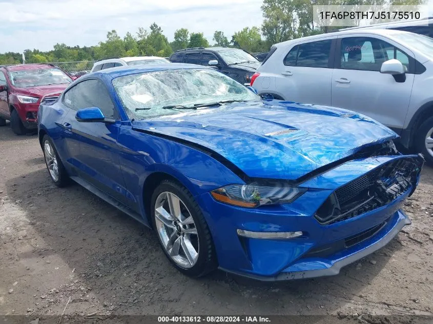 2018 Ford Mustang Ecoboost VIN: 1FA6P8TH7J5175510 Lot: 40133612