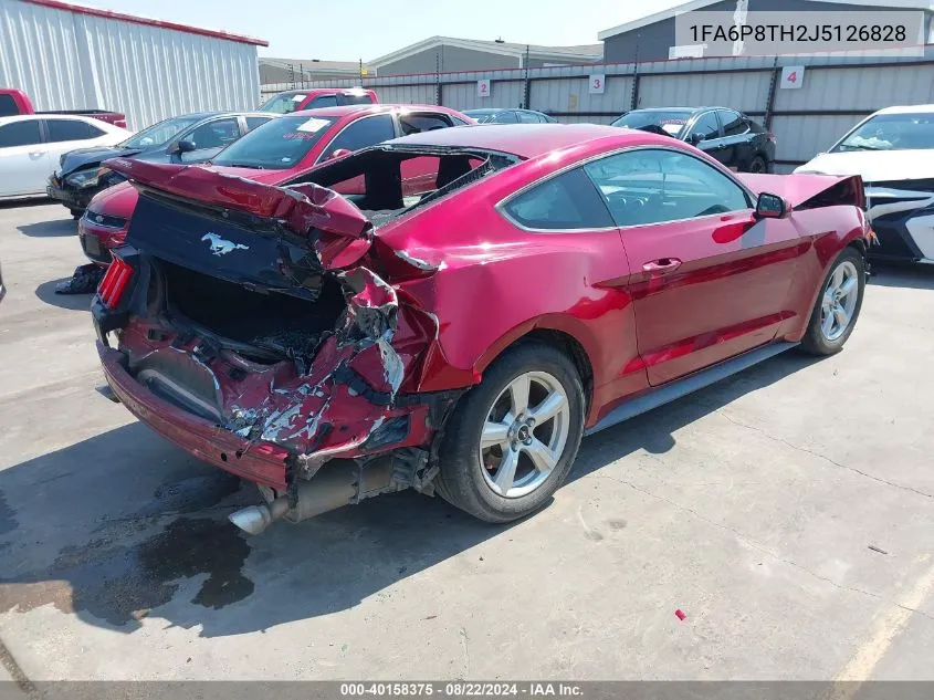 2018 Ford Mustang Ecoboost VIN: 1FA6P8TH2J5126828 Lot: 40158375