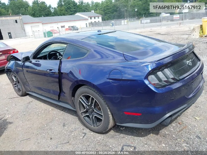 2018 Ford Mustang Ecoboost VIN: 1FA6P8TH9J5167912 Lot: 40183053