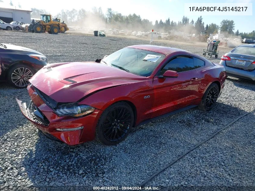 1FA6P8CF4J5145217 2018 Ford Mustang Gt Premium