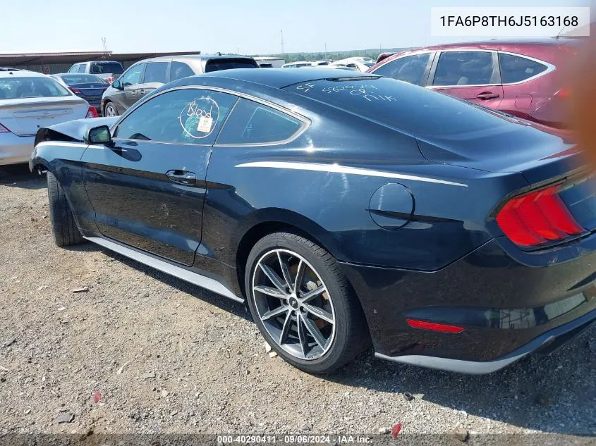 1FA6P8TH6J5163168 2018 Ford Mustang Ecoboost