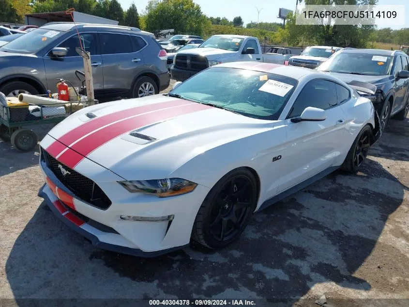 1FA6P8CF0J5114109 2018 Ford Mustang Gt